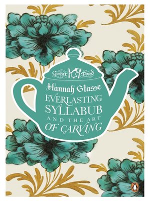 cover image of Everlasting Syllabub and the Art of Carving